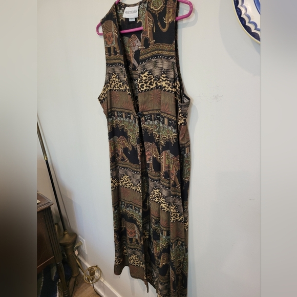 Wear On Earth Woman's Med Duster Tribal & Boho Style Earthy Tones - Picture 1 of 10